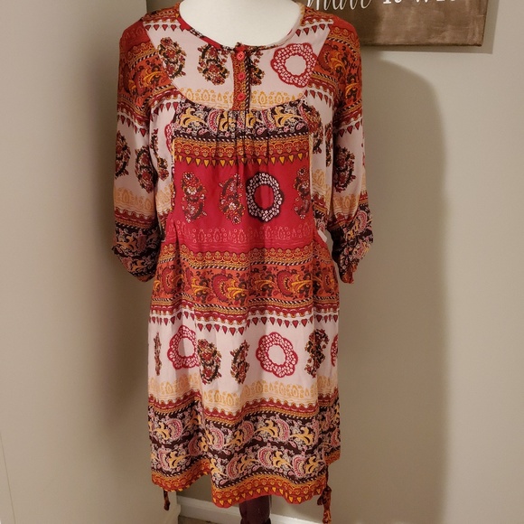 boho indie dress
